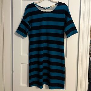 Painted Threads Blue and Teal Dress